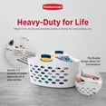 thumbnail image 4 of Rubbermaid 1.5 Capacity Flex N Carry Portable Flexible Laundry Basket, White, 4 of 9