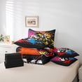 thumbnail image 5 of YST Motocross Rider 7-Piece Full Bed in a Bag, Colorful Tie Dye Comforter Set with Sheets, All Season Motorcycle Dirt Bike Moto Cool Sports Bedding, 5 of 5