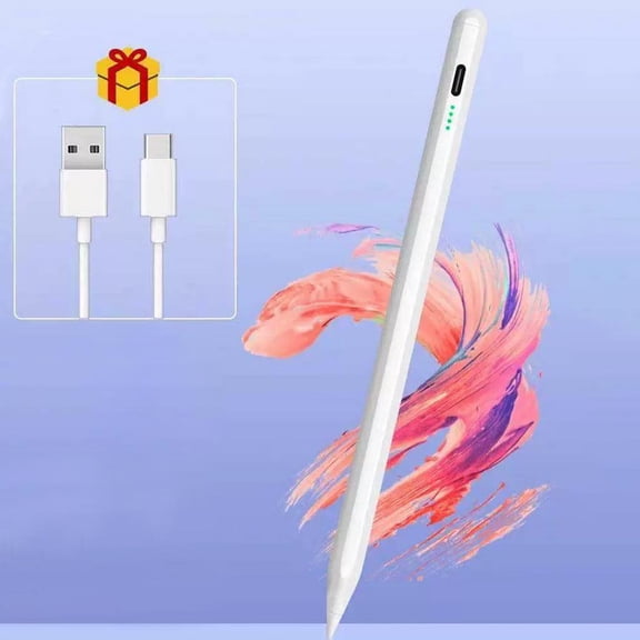 Type-C Fast Charging Stylus Pen, Magnetic Attachment Touch Screen Pencil with Fine Tip for Tablets, Smartphones and Touchscreen Devices