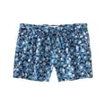 thumbnail image 1 of Aeropostale Shorts Mini Décontractés à Imprimé Floral pour Femmes, Bleu, Moyen, 1 of 1
