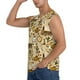 thumbnail image 3 of Fotbe Wild West Cowboy Men's Camiseta sin Mangas Estampada para Hombres, Playera Casual para Gimnasio, Entrenamiento, Playa-X-Large, 3 of 7