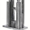 thumbnail image 2 of Twin Towers 3D Jigsaw Metal Puzzle Model Toys, 2 of 5