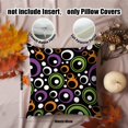 thumbnail image 2 of 2PCS Throw Pillow Covers, Decorative Thanksgiving Halloween Christmas Pillow Covers 18x18, Soft Cushion Pillow Cases for Sofa Couch Bed Livingroom Bedroom Chair Office Home Farmhouse Decor, No Insert, 2 of 6
