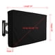 thumbnail image 4 of Cubierta de TV para exteriores 55" - 58" Protector de televisión impermeable a prueba de polvo, 4 of 8
