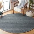 thumbnail image 2 of SAFAVIEH Marbella Devereux Striped Area Rug, Grey, 6' x 6' Round, 2 of 8