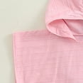 thumbnail image 6 of YunPes Toddler Girls Poncho Hooded Towels Loose Fit Soft Cotton Absorbent Swimwear with Tassel Summer Beach Swim Cover up, 6 of 7