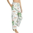 thumbnail image 2 of Qekee Frog and Mushrooms print Women Pajama Pants, 2 of 9
