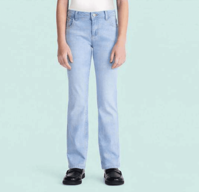 Wonder Nation Girls Easy Straight Leg Jean, Sizes 5-18