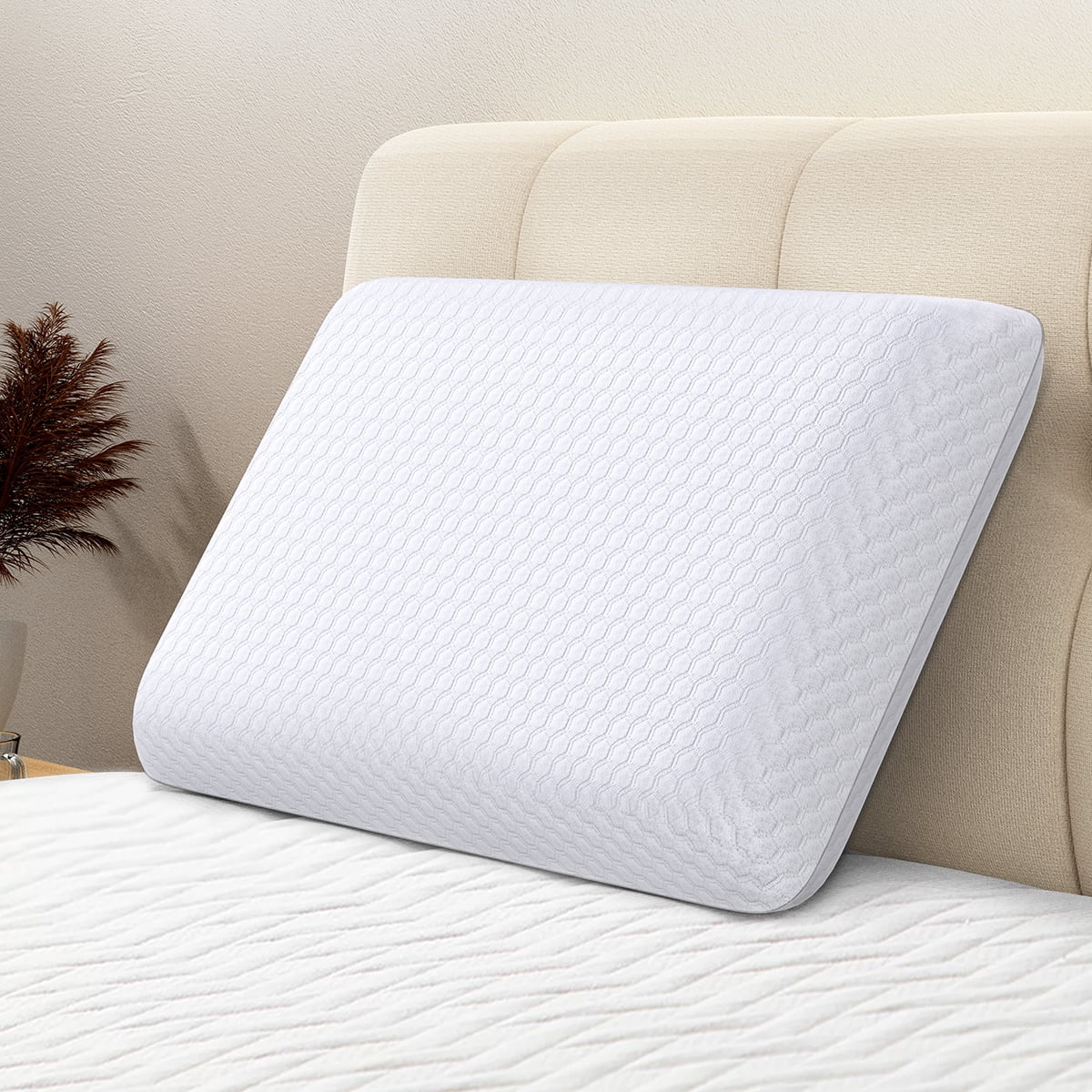 Buy Memory Foam Pillow, Medium Firm Pillow, Standard Bed Pillow No