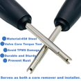 thumbnail image 2 of Herramienta de torque para núcleo de válvula VOTNMIC, 2 piezas, negro y plata, 2 of 8