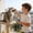 C, variant on Ailezt Self Cleaning Shedding Brush - Skin Friendly Grooming Tool for Dogs, Cats, and Puppies, Deshedding and Hair Removal for Long and Short Haired Pets