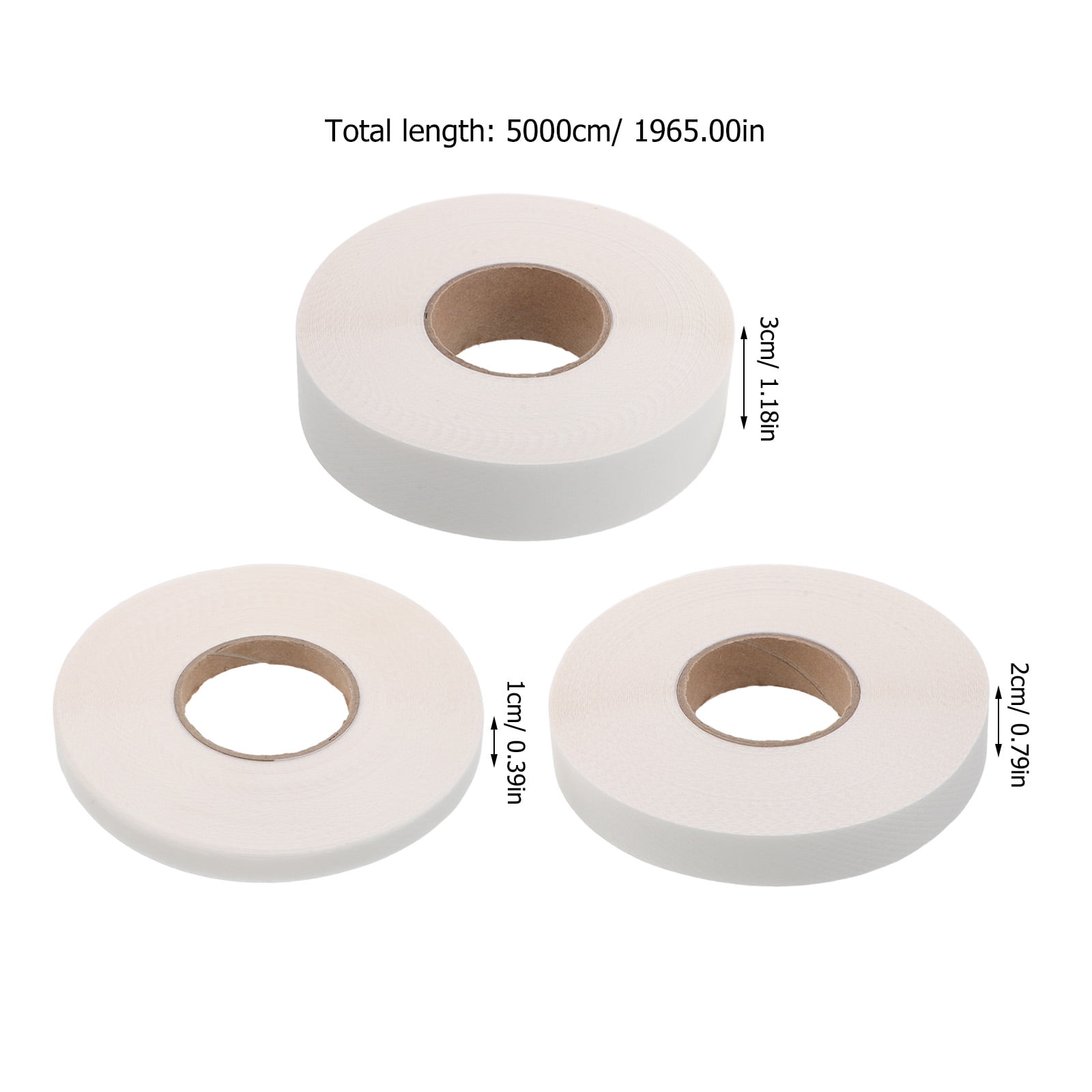 DEEPCRAFF Lightweight Fusible Bonding Web White for Seamless Iron on Fabric Repairs and Crafts