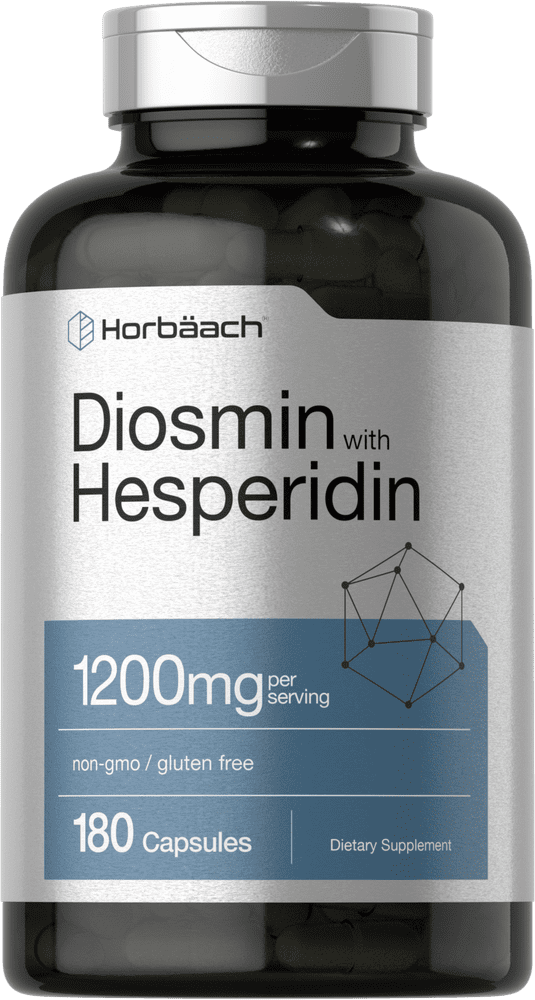 Diosmin and Hesperidin 1200 mg 180 Capsules by Horbaach