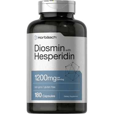 Diosmin Hesperidin | 1200 mg | 180 Capsules | for Men and Women | by Horbaach