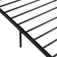 thumbnail image 5 of Tookss Queen Size Metal Platform Bed Frame with Sockets, USB Ports and Slat Support ,No Box Spring Needed Black, 5 of 10