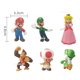 thumbnail image 4 of Super Mario Cartoon Brothers Mini Figura De Acción Luigi Wario Waluigi Toad Yoshi Juguete De Cumpleaños, 4 of 4