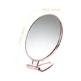 thumbnail image 2 of Double Sided Hand Held Mirror Makeup Mirror with Adjustable Handle, 2 of 7