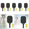thumbnail image 3 of Pickleball Paddle Portable With 2 Pickle Balls For Practice Beginners Indoor, Red | Anti Slip Handle, Ensuring Optimal Holding Performance, 3 of 5