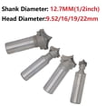thumbnail image 5 of Industrial Quality Router Bits Shank Router Bit Router Bit Woodworking Hand Making A Drawer 1Pc 9.52M/16/19/22Mm Head Diameter, 5 of 5
