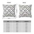 thumbnail image 2 of Pofeuu Lovely Penguin Print Double-sided plush pillowcase Square Throw Pillow Covers Pillows Cover for Living Room Bedroom Sofa Couch Cushion Cover（No pillow core）-18"x18", 2 of 7