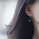 thumbnail image 4 of Aguja de plata de cristal de la flor de la perla de la borla Pendientes Mujer Temperamento Luz Pendientes Stud, 4 of 7