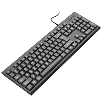 axGear RGB Backlit Wired Gaming Keyboard, Mechanical Feel, 19 Keys