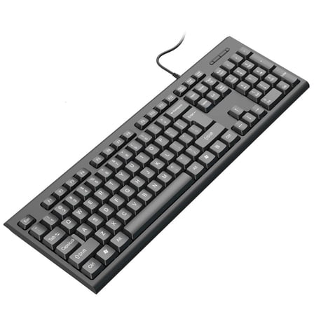 104 Keys Cord Gaming Keyboard Ergonomic Mechanical Keyboard Chocolate for PC