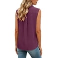 thumbnail image 6 of Womens Linen Tank Top Linen Tops For Women Summer Beach Sleeveless Tops Womens Gauze Tops Gauze Shirts Lightweight Gauze Crewneck Camisole Linen Shirts For Women Cotton Boho Tops Brick Red2 4XL, 6 of 8