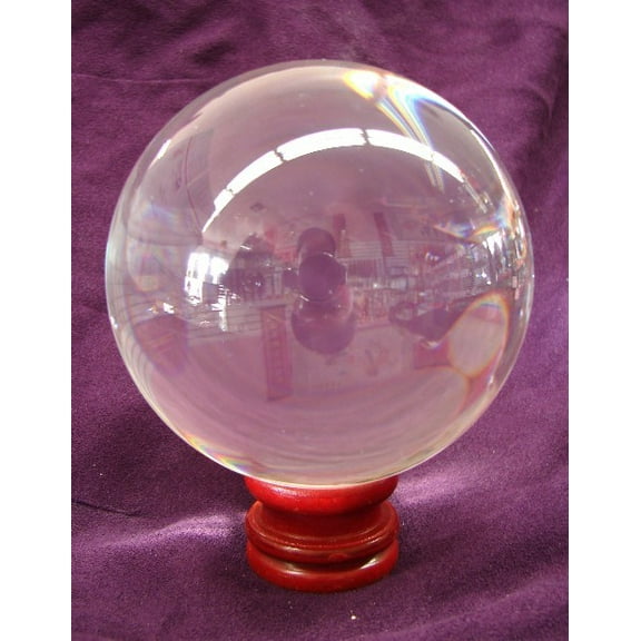 Clear Crystal Ball by Feng Shui Import LLC
