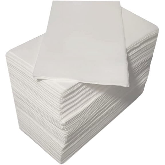 Disposable Linen Like Guest Towels | Bathroom napkins | Wedding napkins | Premium Linen Feel Disposable Guest Towels (White, 120)
