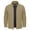 Khaki, variant on TACVASEN Men's Lightweight Windbreaker Jackets Full Zip Up Stylish Coat Business Casual Laydown Collar Work Dress with Zip Pockets Black L