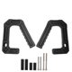 thumbnail image 5 of Manijas de agarre delanteras, juego de manijas de manija de barra de agarre Reemplazo de barra de manija de manija de manija delantera de aluminio Compatible con 07-18 JK/Unlimited Sport Sahara(Negro), 5 of 5