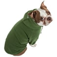 thumbnail image 4 of Pet Life ® 'American Classic' Fashion Plush Cotton Hooded Dog Sweater, 4 of 6