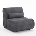 thumbnail image 6 of Soft Pellet Velvet Recliner, Comfortable Lounge Chair with Waist Pack Padding, Lazy Floor Single Sofa Chair with Pillow, Ideal for Living Room, Bedroom Office, 6 of 7
