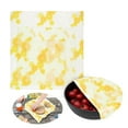 thumbnail image 4 of 3PCS Beeswax Fresh Cloth Organic Cotton Reusable Food Wraps Packaging Cloth, 4 of 6