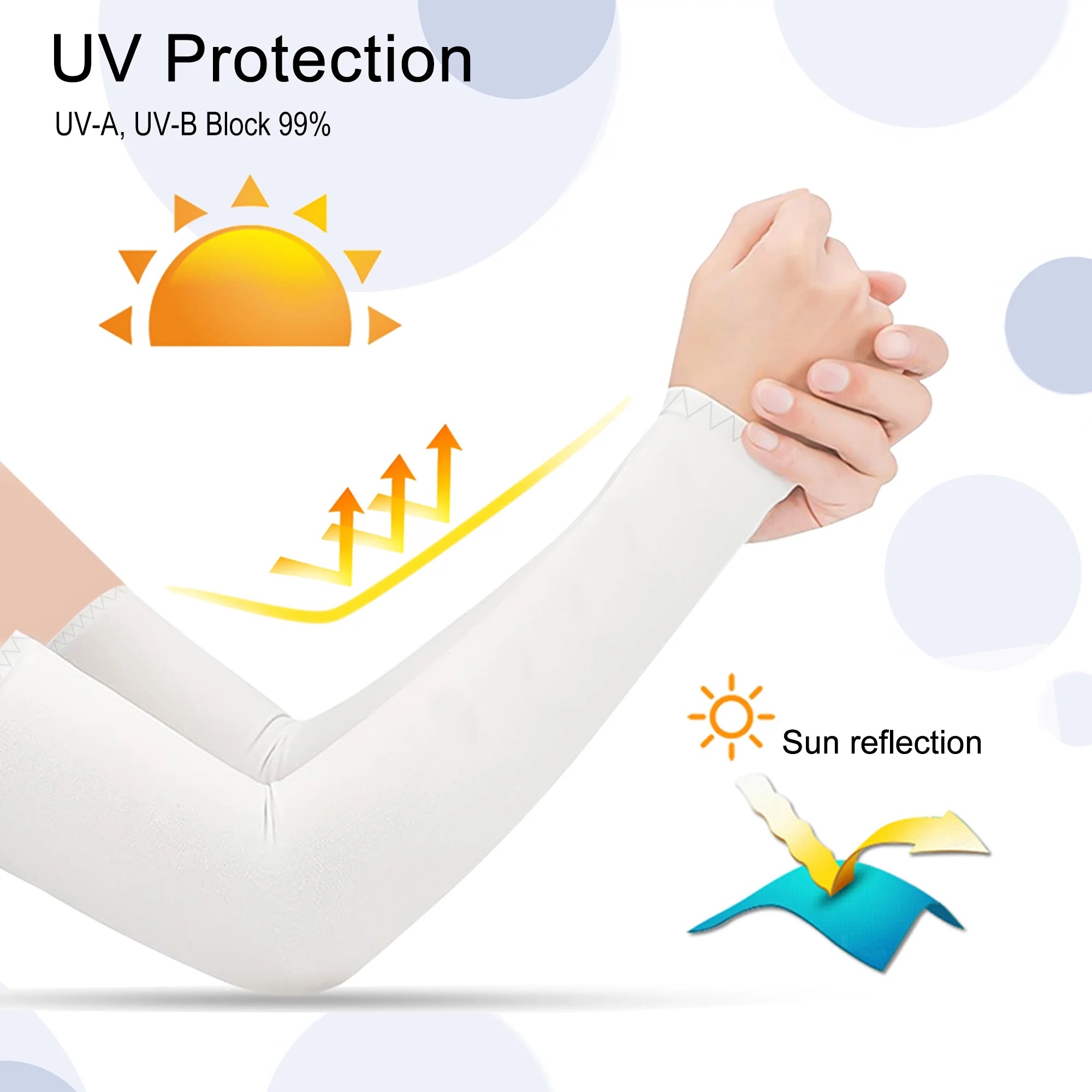 5 Pair Cooling Arm Sleeves For Men Women – UV Sun Protection For Basketball & Outdoor Sports