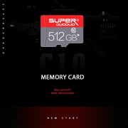 512 Micro SD Card Class 10 High Speed Memory Card with a Sd Adapter for Nintendo Switch, Smartphone Computer Game Console