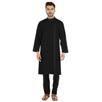 Atasi Indian Designer Kurta For Mens Party Wear Traditional Dress Solid Ethnic Long Shirt