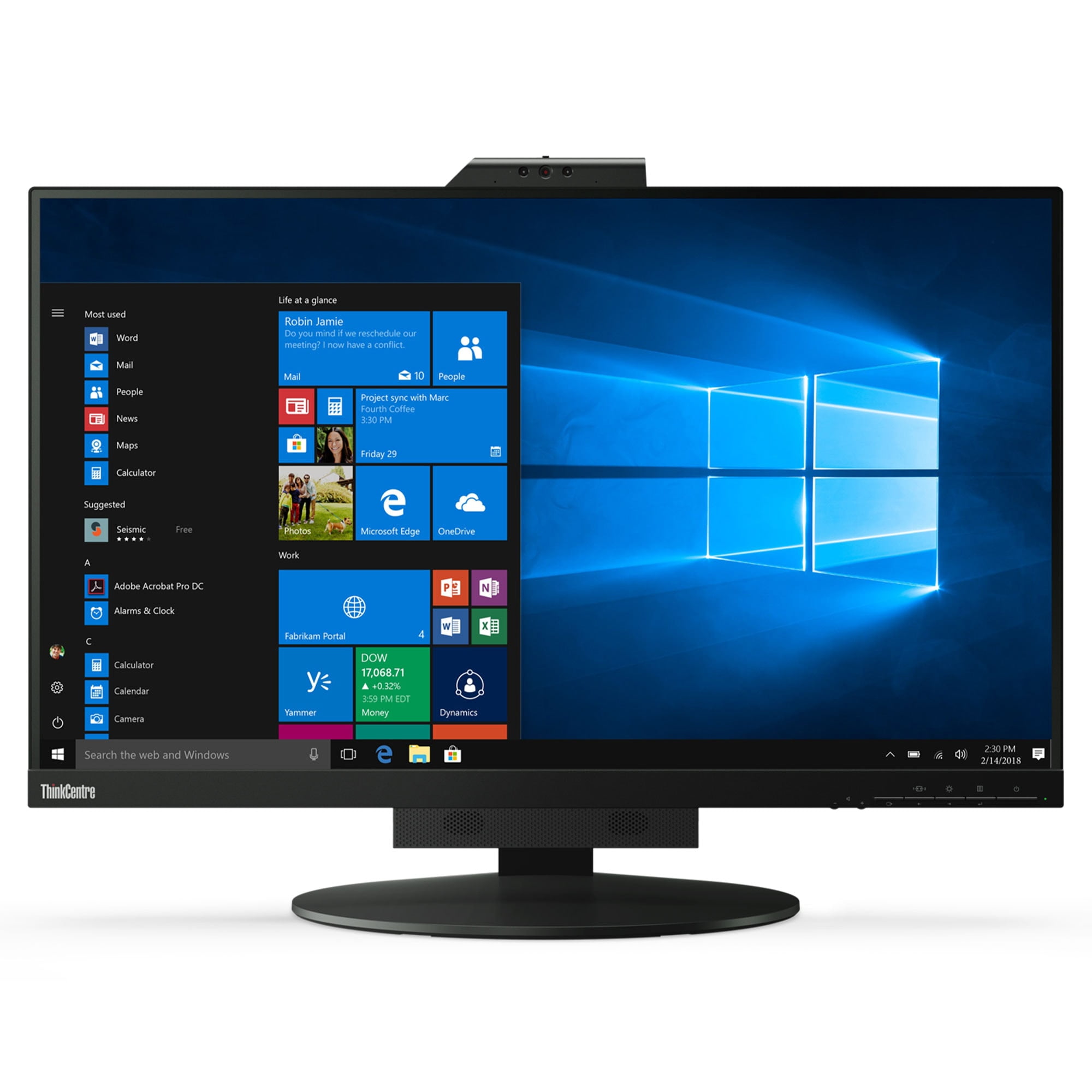 Lenovo ThinkCentre TinyinOne 27 Inch LED Backlit LCD Monitor with