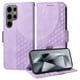 thumbnail image 3 of Funda GANGXUN para Samsung Galaxy S24 Ultra con diseño acolchado elegante, cuero PU, protección total y ajuste preciso, 3 of 5