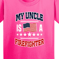 thumbnail image 4 of Inktastic My Uncle is a Firefighter Nephew Youth T-Shirt, 4 of 5