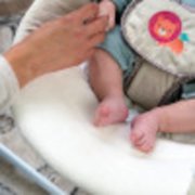 Ingenuity Soothe N Delight 6-Speed Portable Baby Swing with Music - Cozy Kingdom, Ages 0-9 Months, Unisex
