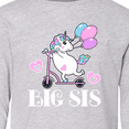 thumbnail image 4 of Inktastic Big Sis Unicorn Sister Announcement Long Sleeve Youth T-Shirt, 4 of 5