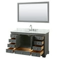 thumbnail image 3 of Wyndham Collection WCS202060SWGCMUNOM58 Deborah 60" Free Standing Single Vanity Set -, 3 of 7