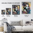 thumbnail image 4 of Music Girl Headphones Watercolour Grunge Emo Teen Bedroom Extra Large XL Wall Art Poster Print, 4 of 5