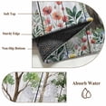 thumbnail image 6 of 5'x7' Area Rugs for Living Room Bedroom, Spring Forest Animals Washable Rug Carpet Runner Indoor Outdoor, Floral Botanical Trees Grey Wooden Non Slip Floor Mats Area Rug for Kitchen, Nursery, 6 of 8