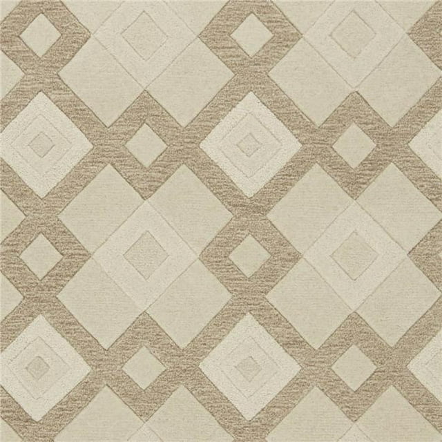 HomeRoots 353100 5 x 8 ft. Wool Ivory Area Rug