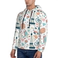 thumbnail image 2 of Hoodies for Men - Eiffel tower Long Sleeve Comfrt Men'S Fashion Hoodies & Sweatshirts, Sweatshirts for Men Hoodies Pullover Clothing Clothes with Pouch, 2 of 7