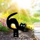 thumbnail image 3 of Fiudx Artículos en oferta con ofertas flash Inserto acrílico negro para decoración de jardín de mascotas, 3 of 3