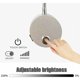 thumbnail image 3 of Luz de lectura de pared táctil regulable Lámpara de lectura de cabecero LED con puerto USB e interruptor, luz de cuello de cisne flexible con enchufe, lámpara de noche montada en la pared de 3 W para JAMW Sencillez, 3 of 4